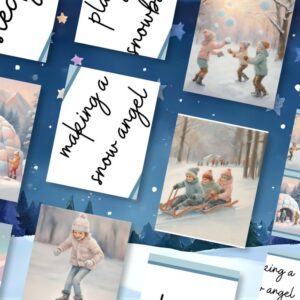 Winter activities flaschards